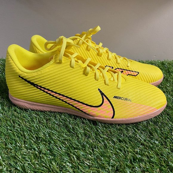 Nike Mercurial Vapor 15 Club IC Indoor Soccer Shoes Yellow DJ5969-780 Men\'s 10 main image 5